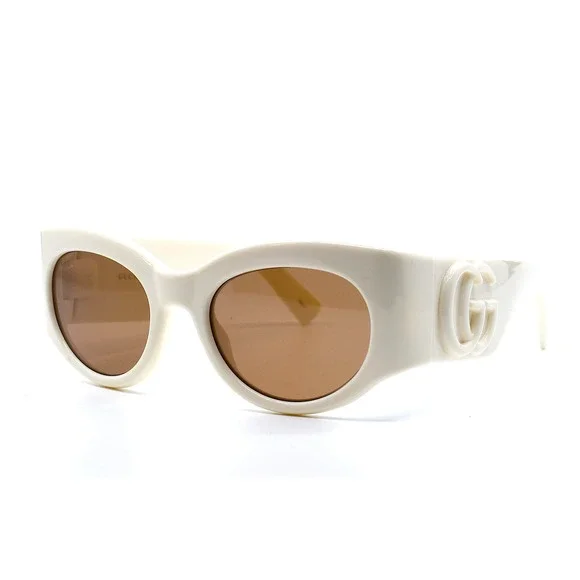 NEW GUCCI GG1544S 004 IVORY BROWN AUTHENTIC SUNGLASSES - Picture 6 of 16